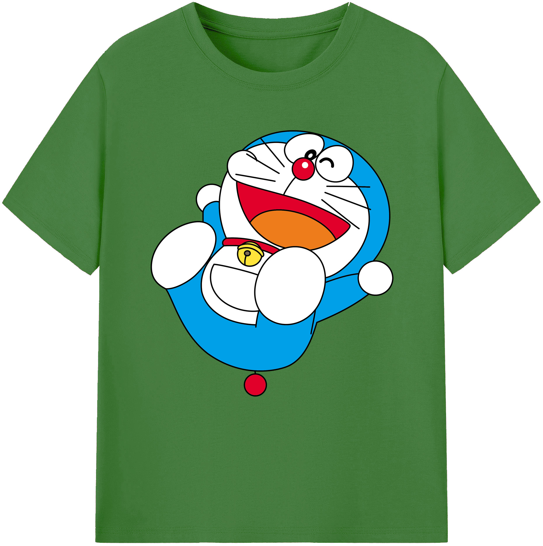 （画像用） ドラえもん Doraemon レディースカジュアルプリントTシャツ（綿100％）